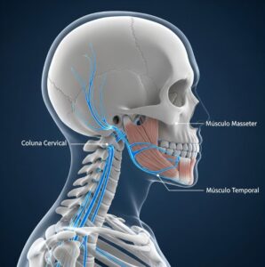 Por que o ajuste na coluna cervical influencia a força da mordida
