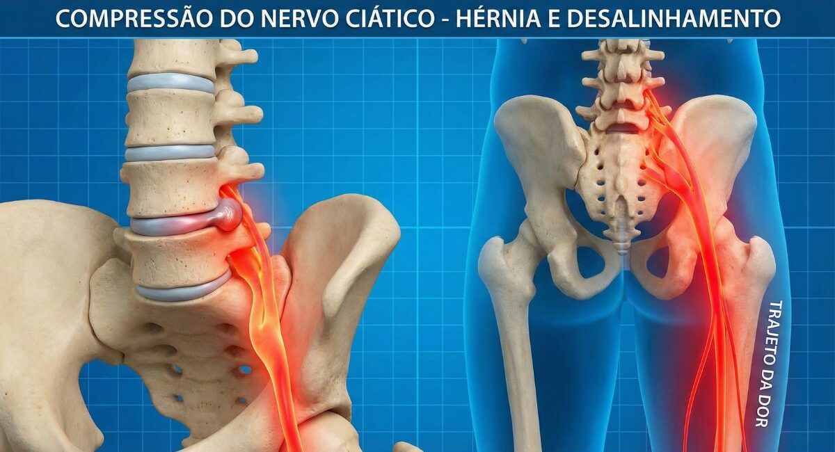 Nervo Ciático Inflamado? A Quiropraxia Faz com que Você Viva Sem Dor